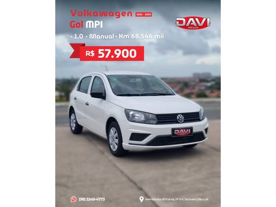 VOLKSWAGEN GOL 1.0 12V MPI TOTALFLEX 4P MANUAL VOLKSWAGEN GOL 1.0 12V MPI TOTALFLEX 4P MANUAL